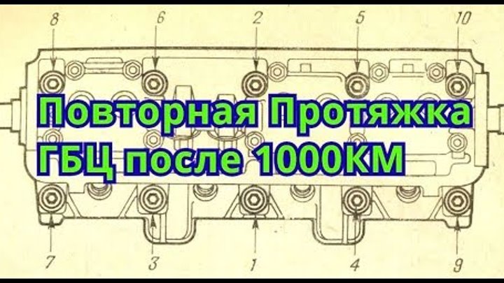 Момент и порядок затяжки гбц 2114 Момент и порядок затяжки гбц 2114
