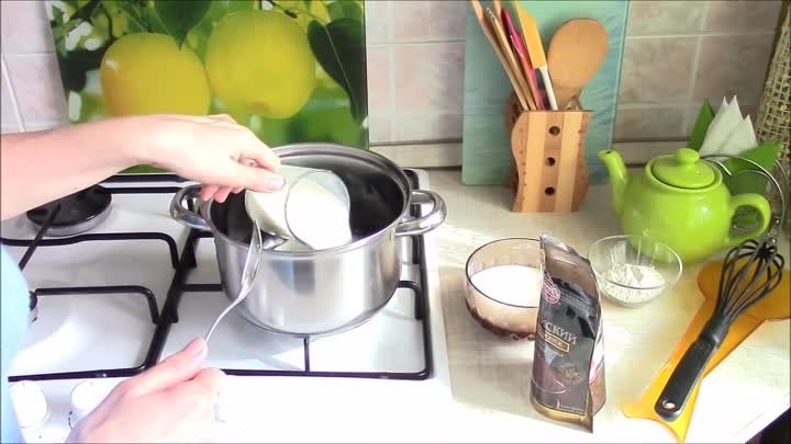 Кекс на молоке в мультиварке и готовим вкусный крем (1)