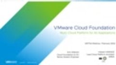 VMWARE CLOUD FOUNDATION MULTI-PLATFORM  APPs