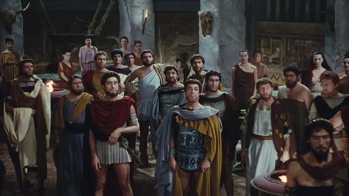 Одиссей женихи. Странствия Одиссея. Приключения Одиссея (1954).