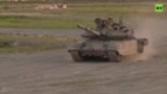 Кадры работы танков Т-90М «Прорыв» на полигоне