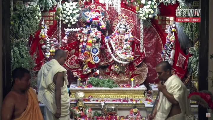 Празднование Раманавами в Храме Кришна-Баларам (Индия)