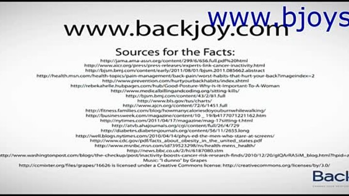 ВНИМАНИЕ! Ошеломляющие факты о Вашей спине BACKJOY