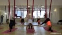 Йога в гамаках. #5. Flyyoga. Воздушная йога. Стретчинг в гам...