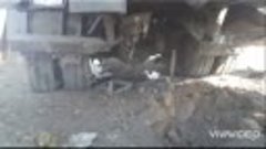 Украинское видео результата накрытия русским артиллерийским ...