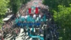 Потрясающее шествие в честь дня Победы в братском Казахстане...