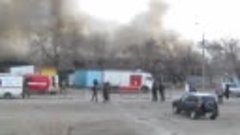 Пожар на рынке Северный в Волгограде март 2015 года