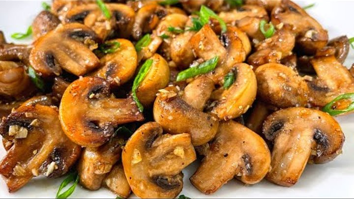 Жареные грибы шампиньоны рецепты с фото Жареные грибы шампиньоны рецепты с фото