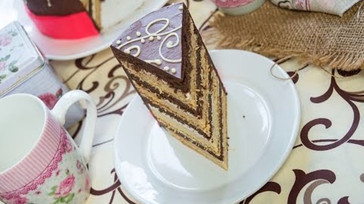 Шоколадно-медовый торт Пчелка