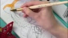Как нарисовать тигра | хоп-бац и готово) | tiger art