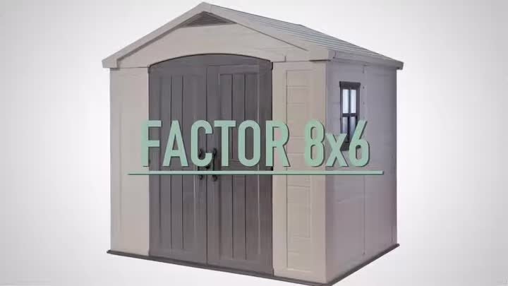 Пластиковый сарай Keter Factor 8 на 6 от ТентоДел