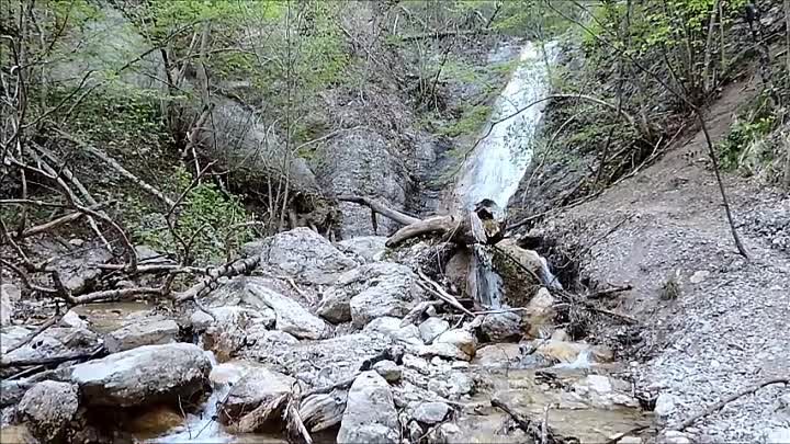 Водопады на реке Люка (г. Ялта, Крым) - 01.05.17