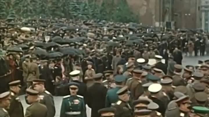 Парад Победы (1945) в ЦВЕТЕ в хорошем качестве