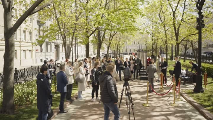 Открытие фотовыставки к 155-летию РКК в Москве