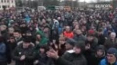 Марш недармаедаў у Горадні І Протест нетунеядцев в Гродно