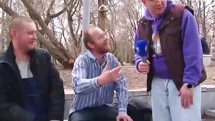 Журналист спас человека во время интервью