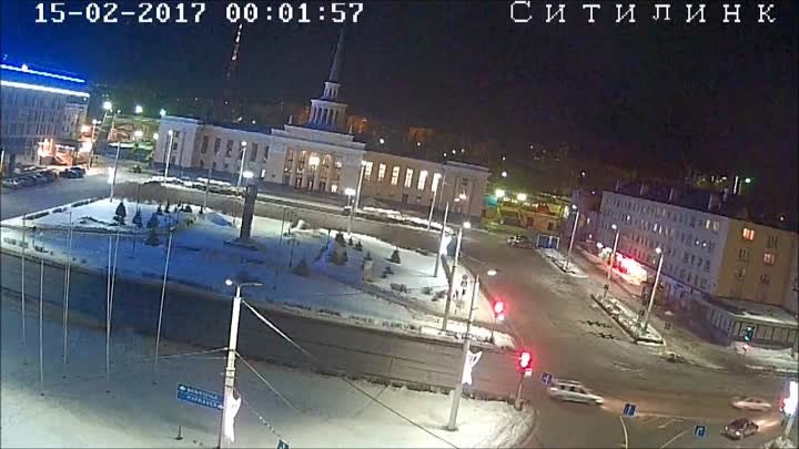Падение яркого болида над Петрозаводском 15 февраля 2017 года в 00:02