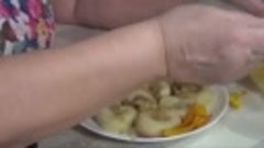 Картофельные галушки с овощами (постные ) _Potato dumplings ...