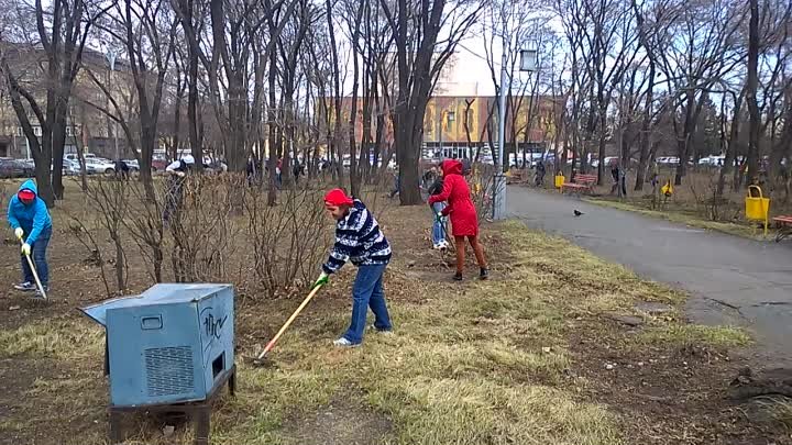 "Палитра" на субботнике