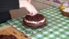 Шоколадно-кофейный торт. Очень простой рецепт