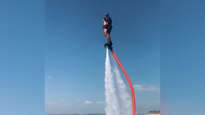 Полет на флайборде в тандеме с инструктором __ FLYBOARD CRIMEA __ Фл ...