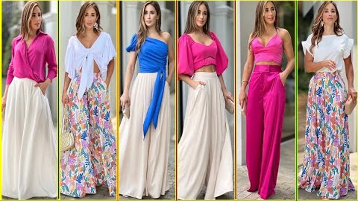 LOOKS FANTÁSTICOS CON PANTALONES ANCHOS ¿CÓMO LUCIR CON PANTALONES A ...