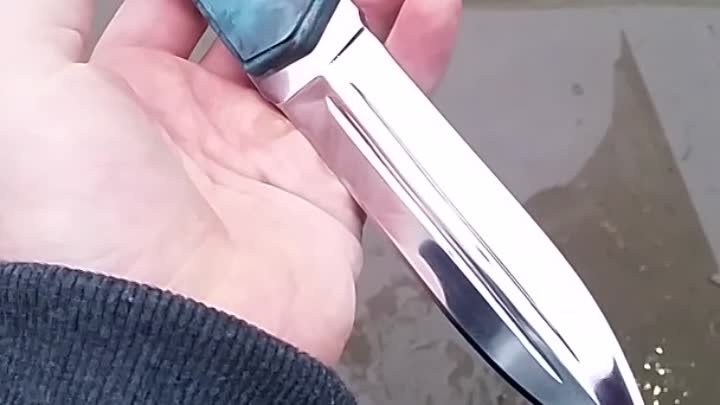 Нож Игла из корабельного клапана. Цена 2000 рублей .mp4