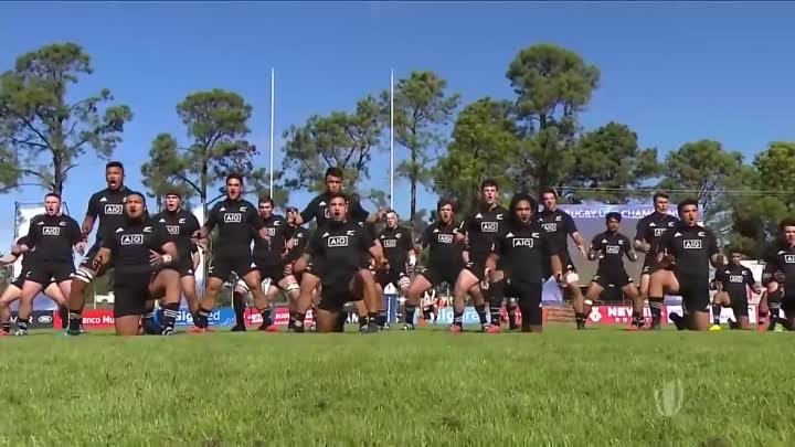 2019.06.04 World Rugby Championship U20s - New Zealand perform first Haka of U20 Championship