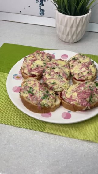 Хрустящие горячие бутерброды 🥪