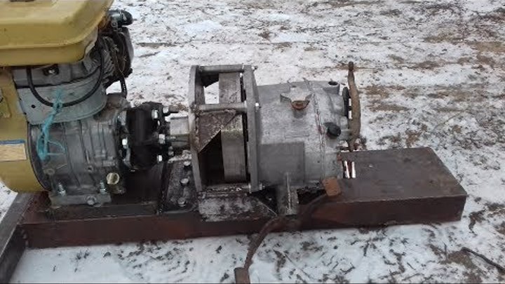 Мотоблок самодельный с коробкой мотоцикла урал Мотоблок самодельный с коробкой мотоцикла урал