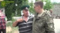 Над освобожденным Лисичанском развеваются знамена Победы
