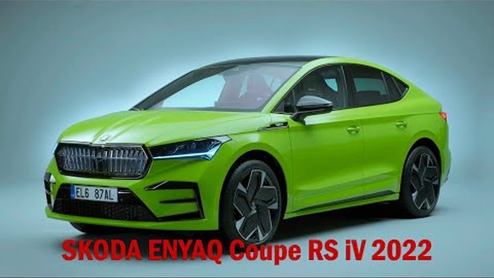 New SKODA ENYAQ Coupe RS iV 2022 - FIRST LOOK exterior, interior and ...