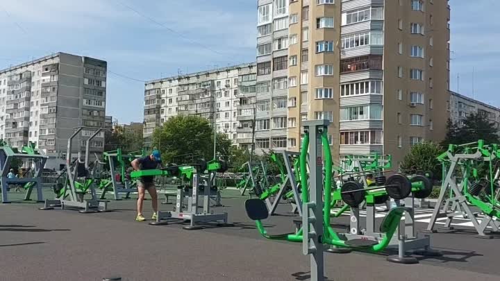 Жителям Тамбовской области подарили самый большой в России Народный фитнес-парк!