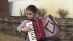 ТИКО ТИКО в исполнении девочки 9 лет аккордеон