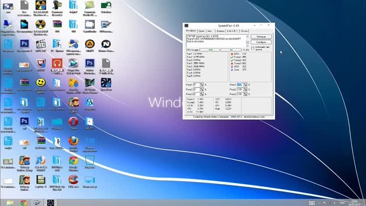 Контроль кулеров, и как узнать температуру ПК Speedfan