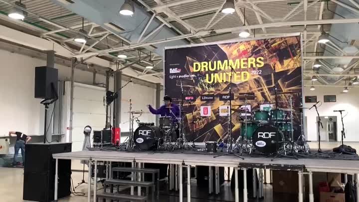 Саундчек на Drummers United 2022