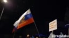Вот так выглядел Дрезден вчера вечером! Российские флаги и р...