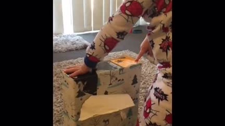 Christmas Present Fail - Toddler Appreciates Gift.
