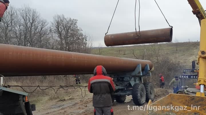 Ремонтные работы на магистральном газопроводе «Луганск-Лисичанск-Руб ...