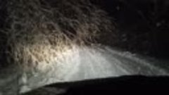 Обледенение на дороге Николаевка - Рожок