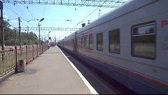 Электровоз ЧС2Т-1009 с поездом №293 (Анапа → Мурманск)