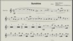Sunshine  Минусовка и ноты  для саксофона Тенор, сопрано (Бе...