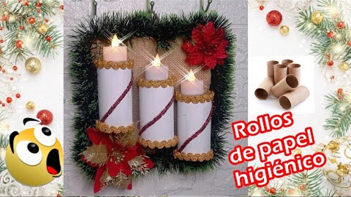 Hermosas VELAS ARTIFICIALES  para COLGAR en la Pared con ROLLOS DE P ...