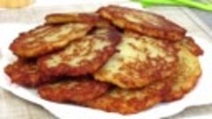 Обалденно вкусные драники из картошки без яиц и муки. Рецепт...