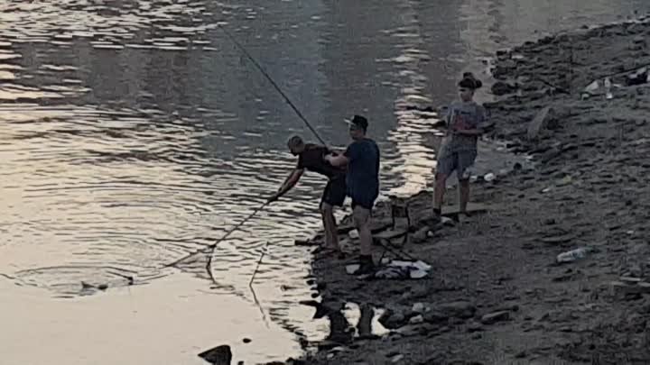 Сентябрь 2017. Рыбалка под Тургеневским мостом.