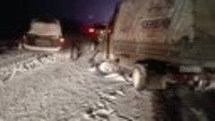 Сильный снегопад в Мордовии открыл счëт ДТП