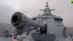 Экипаж малого ракетного корабля «Одинцово» выполнил артиллер...