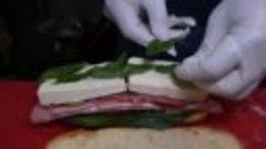 Мясная бомба! сэндвич с мясом по-американски / корейская ули...