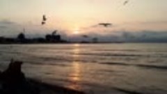 Анапа, море, закат 18.10.17 осень.