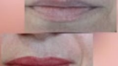 Перманентный макияж губ до/после.mp4